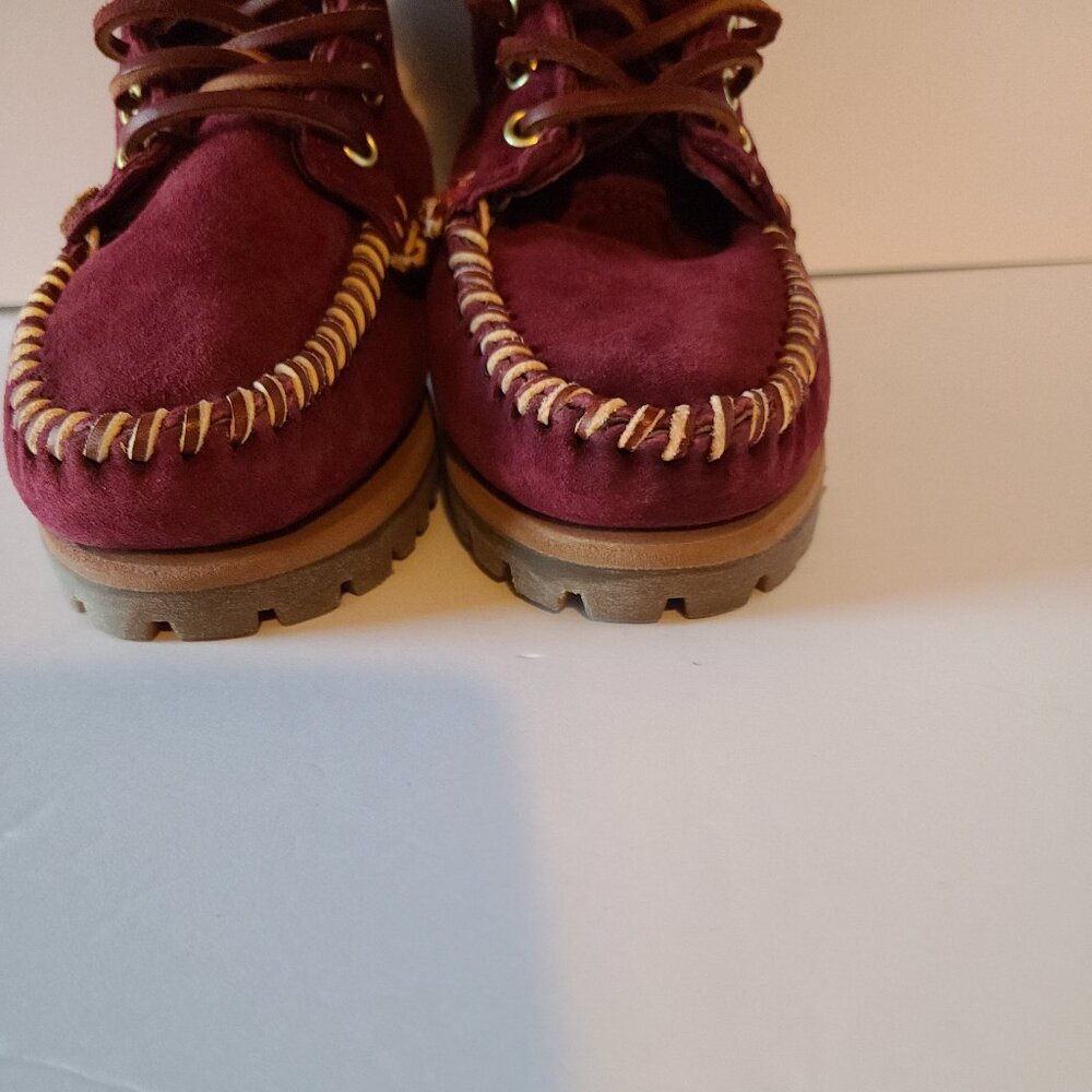 AUTHENTIC SEBAGO SIX DEGREES SUEDE (NUBUCK) CHUNKY ANKLE BOOTS SIZE 7.5 MEDIUM - Picture 7 of 11